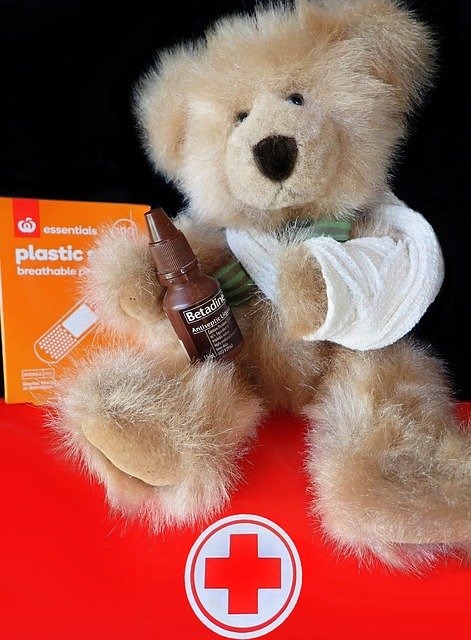 Teddybaer Rotes Kreuz Erste Hilfe Maskottchen